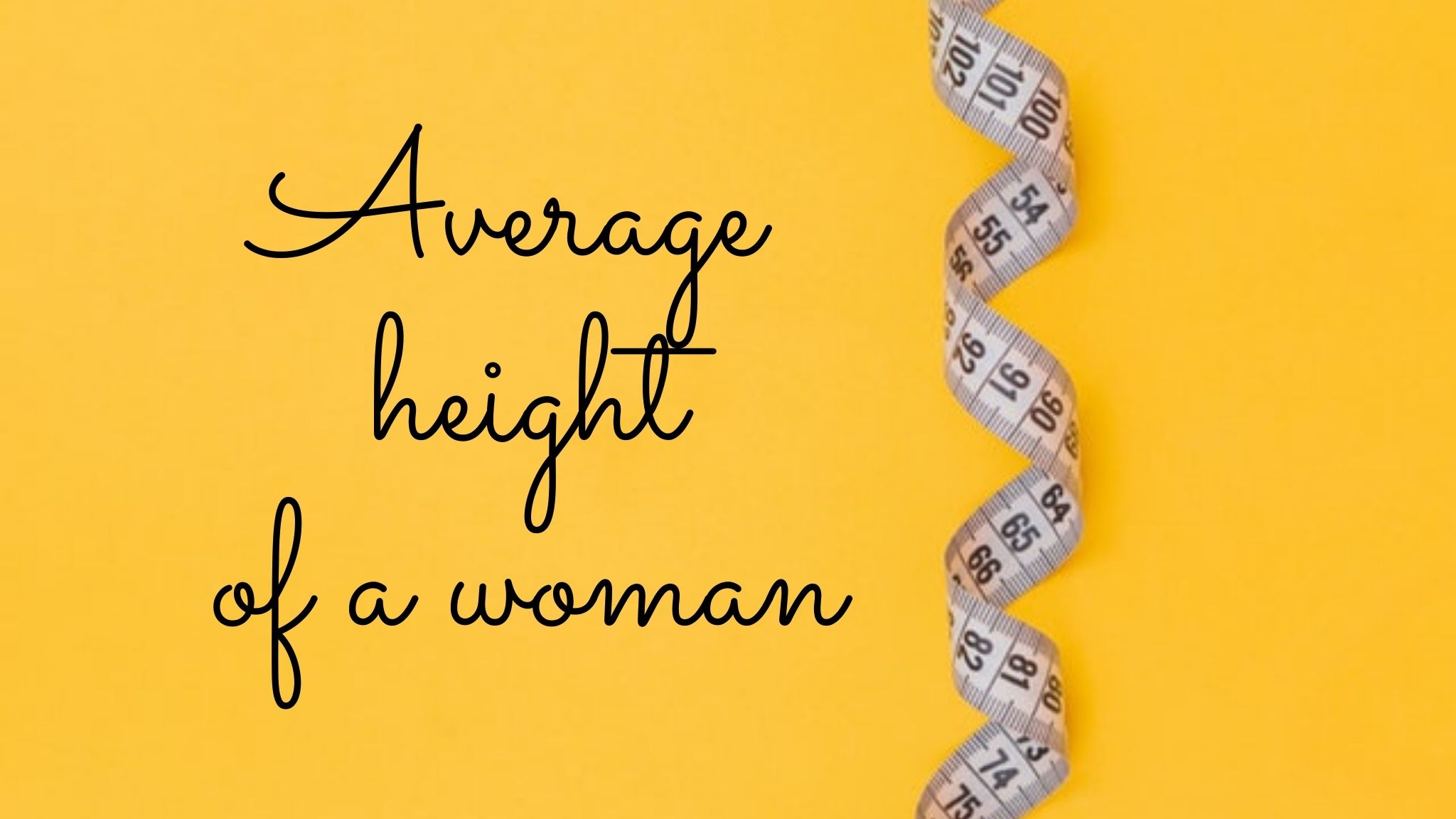 Average height of a woman