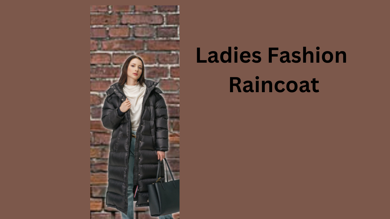 Ladies Fashion Raincoat