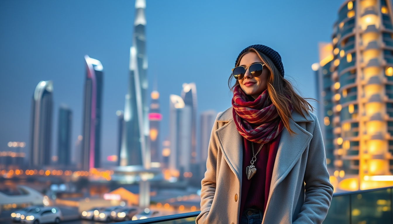 Chic and Cozy: Mastering Layered Outfits for Dubai's Enchanting Winter Evenings